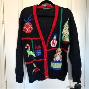 VINTAGE tacky Christmas sweater! Work in Progress by Gladys Bagley